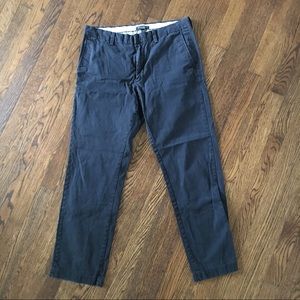 Banana Republic Emerson Chino Black Pants 34X32